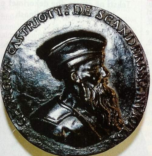  Medalioni i parë i Gjergj Kastritot Skënderbeut nga viti 1449 që ruhet në Zagreb