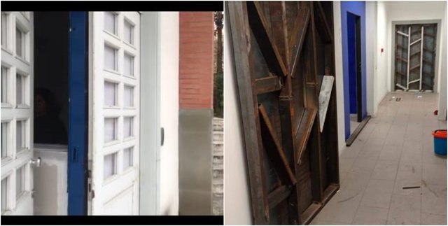  Tre ditë pas protestës së Berishës, blindohet sërish dera kryesore e selisë së PD