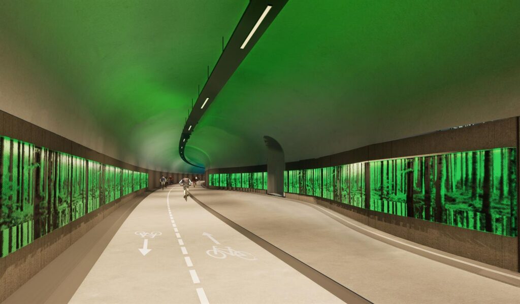 Tuneli për biçikleta më i gjatë në botë