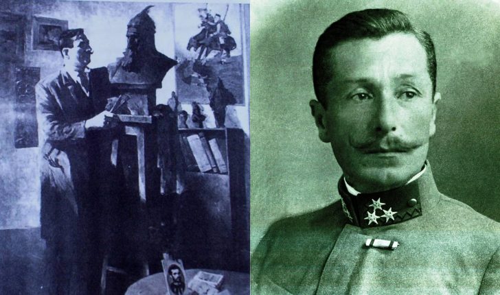  Murat Toptani, patrioti dhe një nga pionerët e skulpturës shqiptare, realizoi edhe bustin e Skënderbeut
