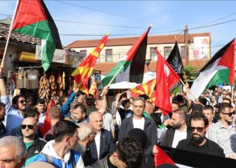 Shkup, mbahet protestë në mbështetje të Palestinës