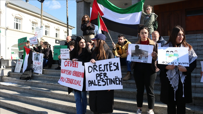  Në Prishtinë mbahet tubim në mbështetje të Palestinës