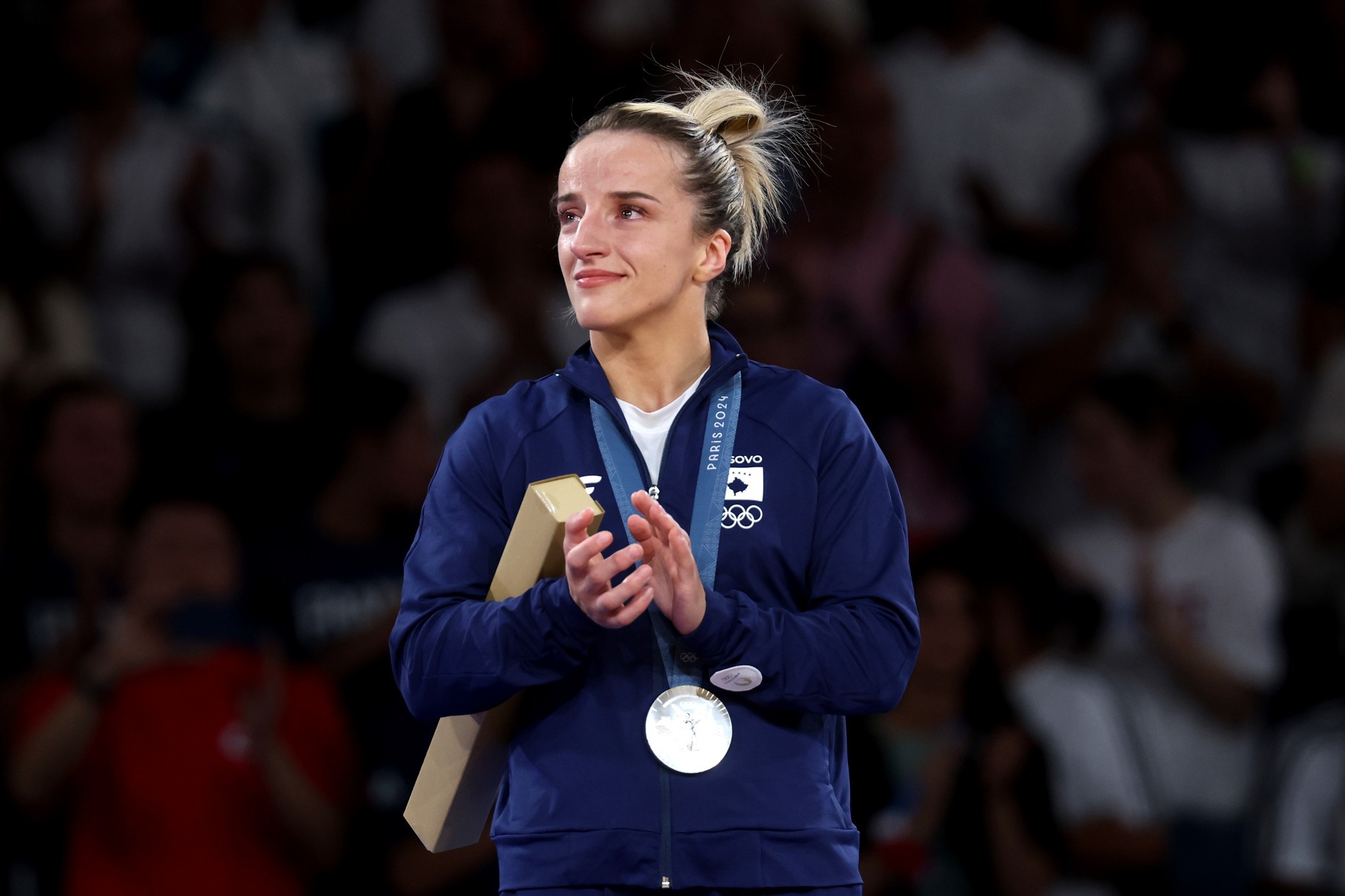  Distria Krasniqi me medalje të argjendtë në “Paris 2024”