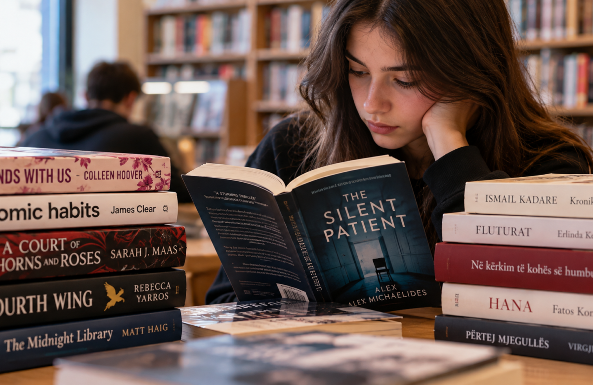 Të rinjtë po zgjedhin librat në anglisht, çfarë po ndodh me shqipen?