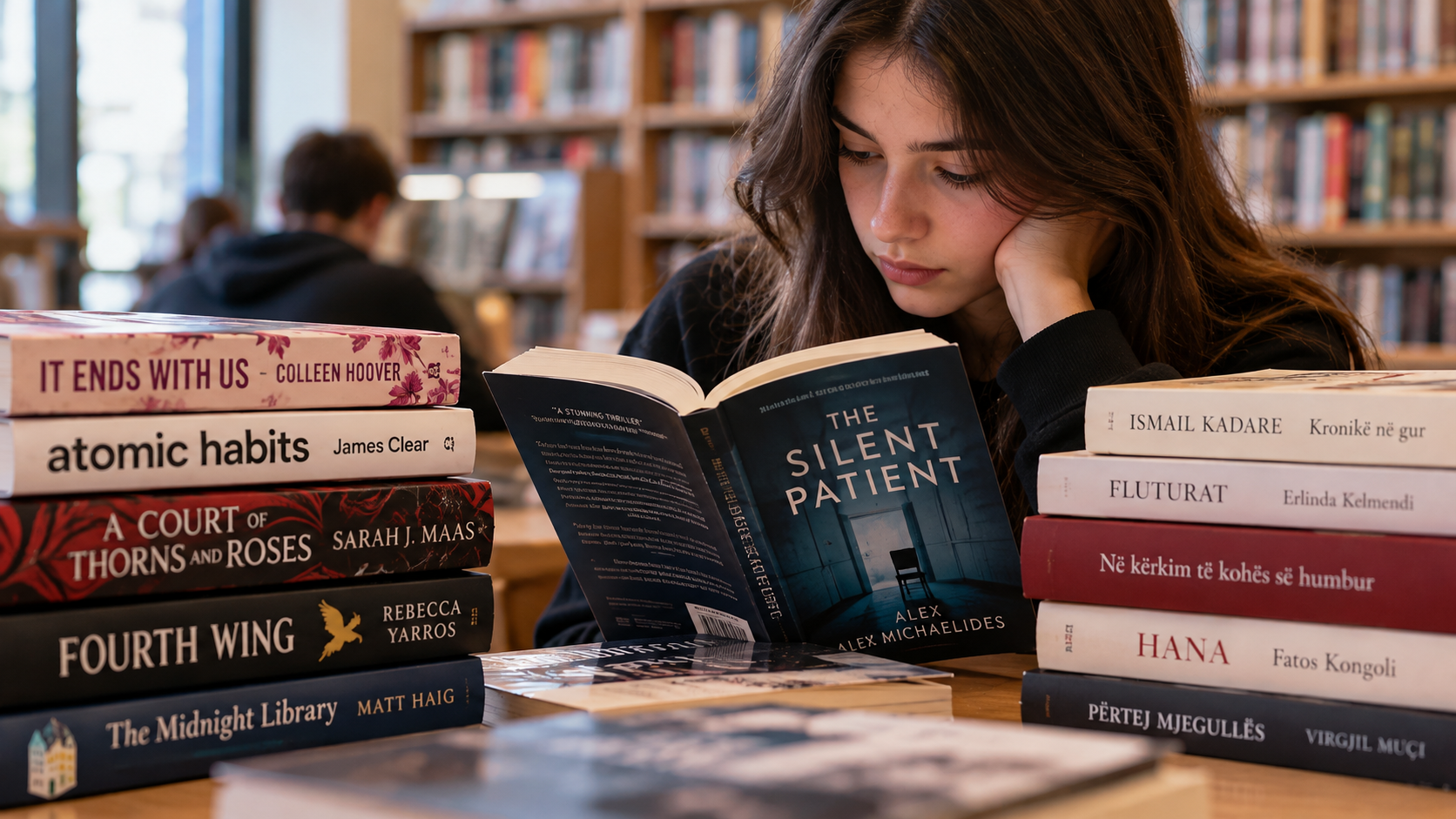  Të rinjtë po zgjedhin librat në anglisht, çfarë po ndodh me shqipen?