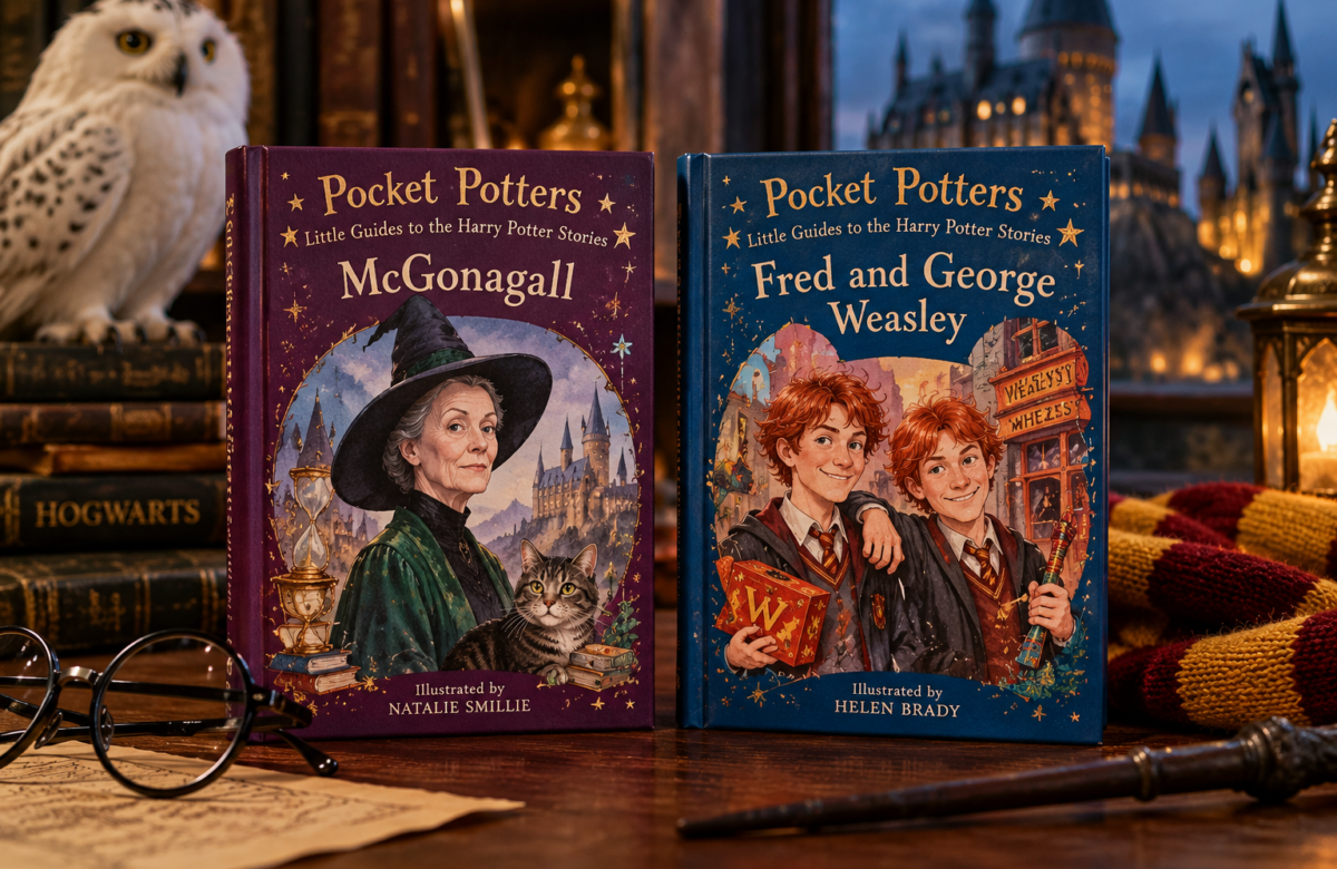 Harry Potter rikthehet me dy libra të rinj, në qendër McGonagall dhe binjakët Weasley