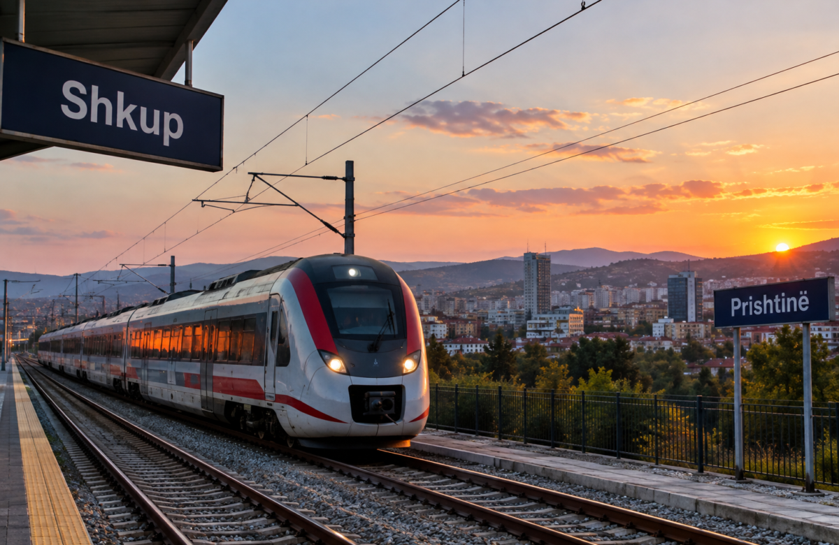 Shkup–Prishtinë me tren për 50 minuta, linja e re synohet për vitin 2027
